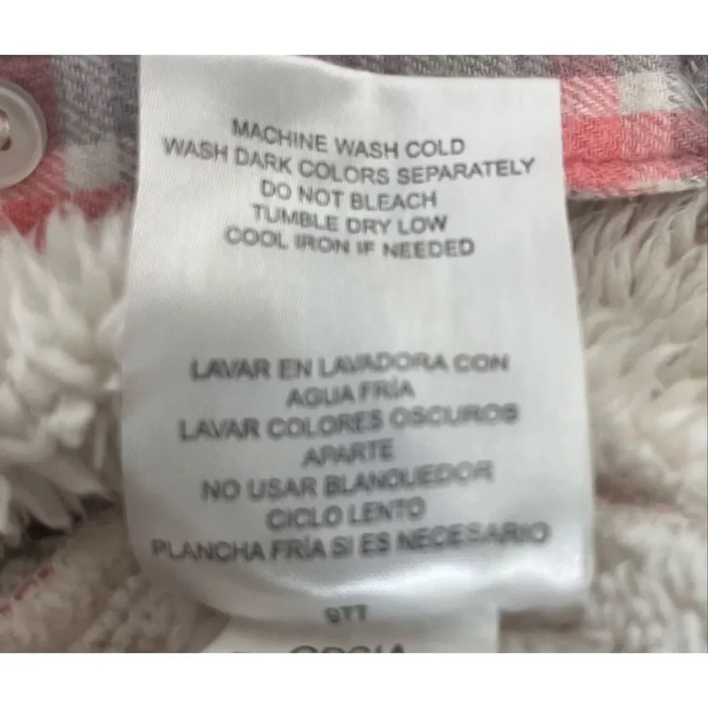 Buffalo David Bitton Pink And Gray Plaid Flannel Jacket   Size 3T